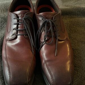 Rockport Men's Dark Brown Leather Oxfords